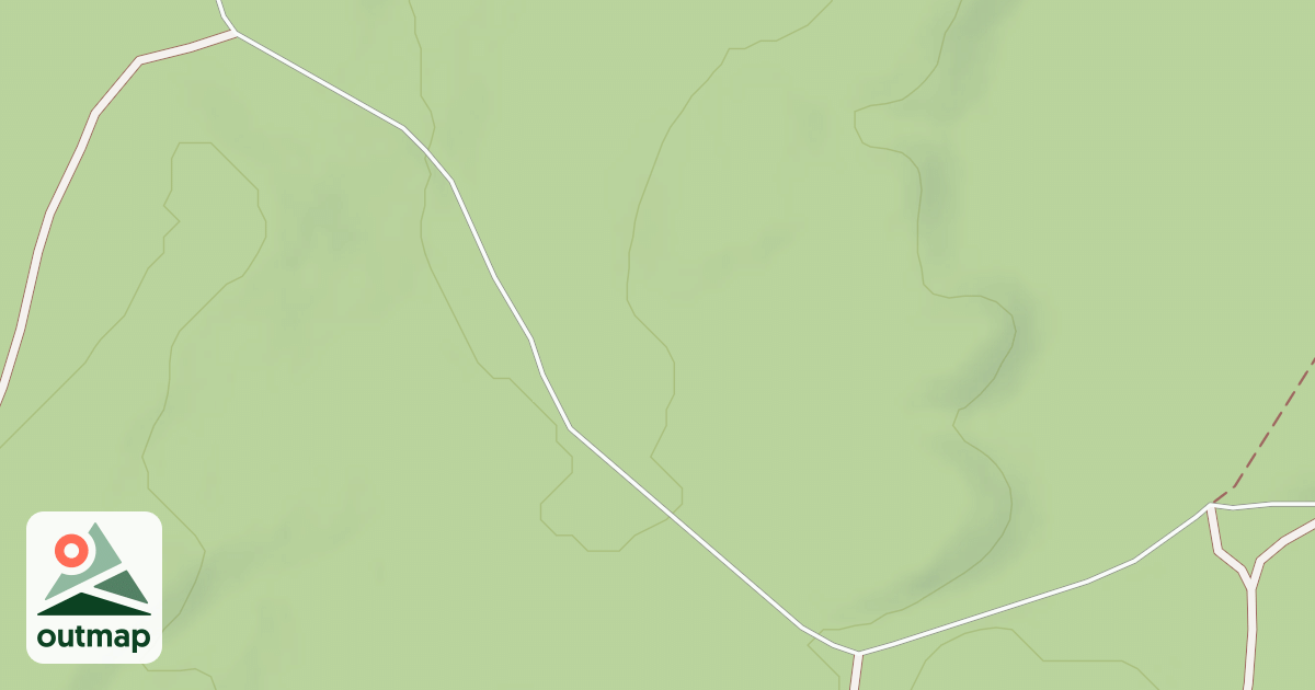 Map of B-Inyo Craters From Sawmill Sm