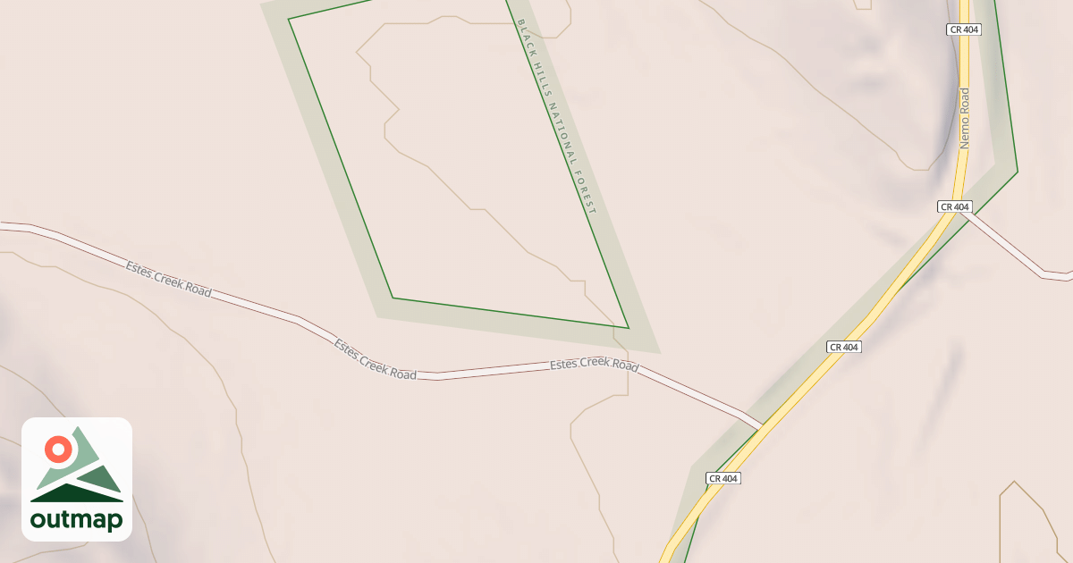 Map of ESTES CREEK BR 2S
