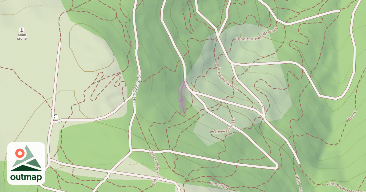Map of Tilted Sally/Flow Rider