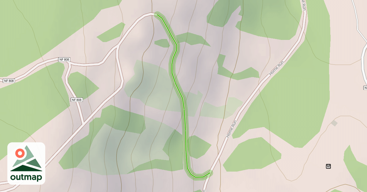 Map of Powder Valley Road