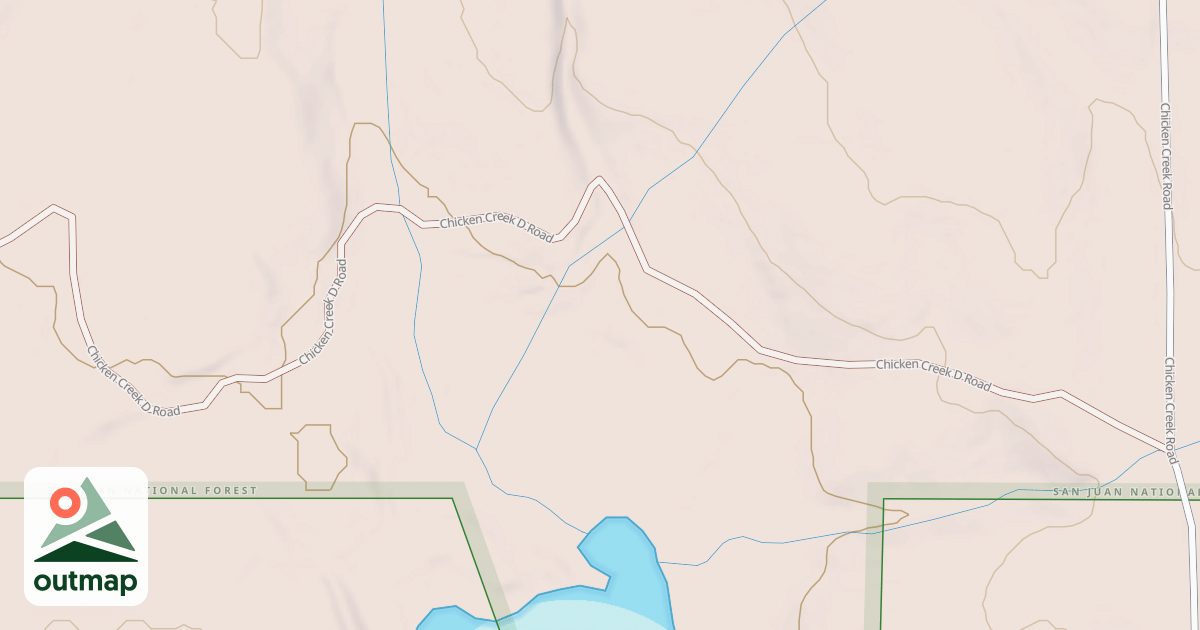 Map of CHICKEN CRK D