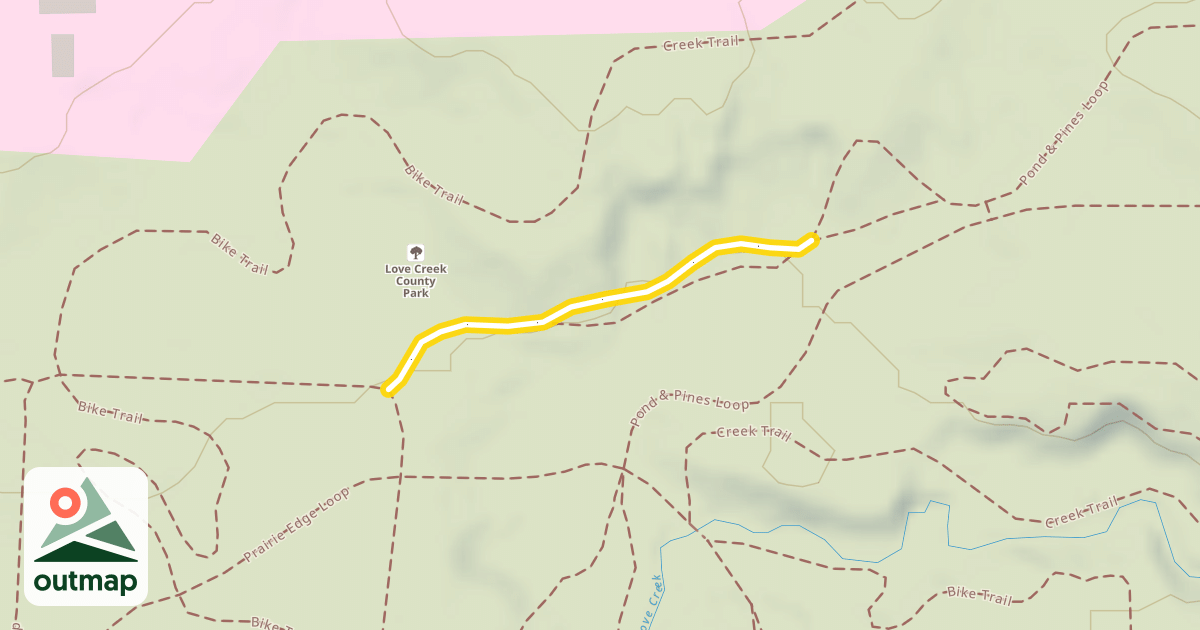 Map of Pond & Pines Loop