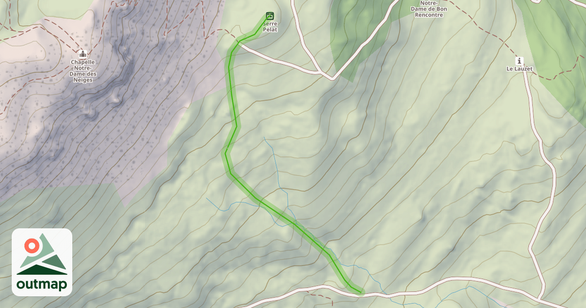 Map of Dame des Neiges