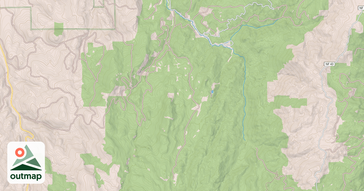 Map of ROUND MEADOW