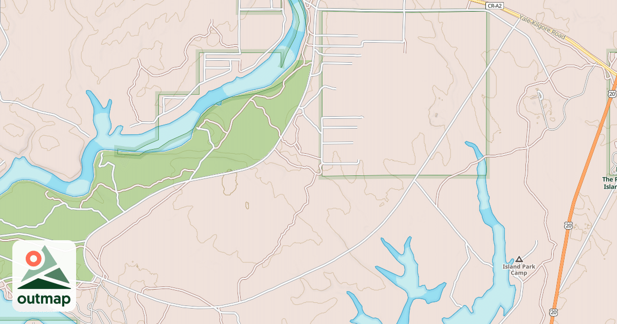Map of BUTTERMILK LOOP
