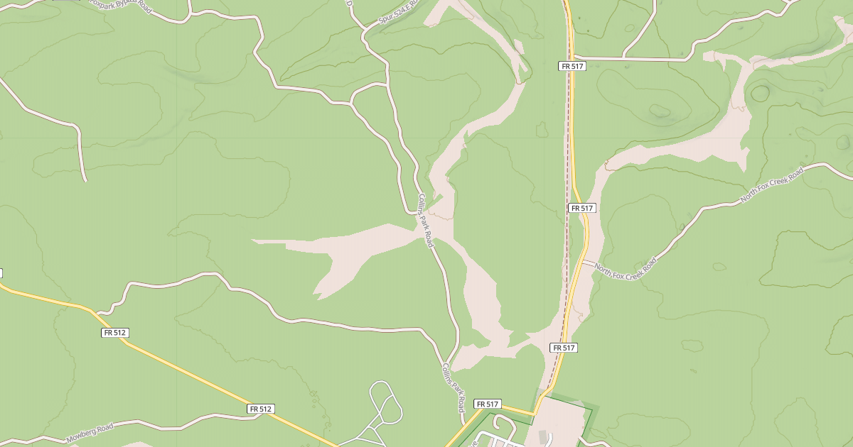 Map preview of COLLINS PARK ROAD