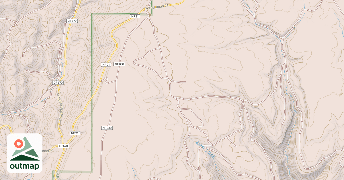Map of USFS Motor Vehicle Use Map Roads {E31D7740-6E9E-4DFB-8A62-D2FACB0EBE66}