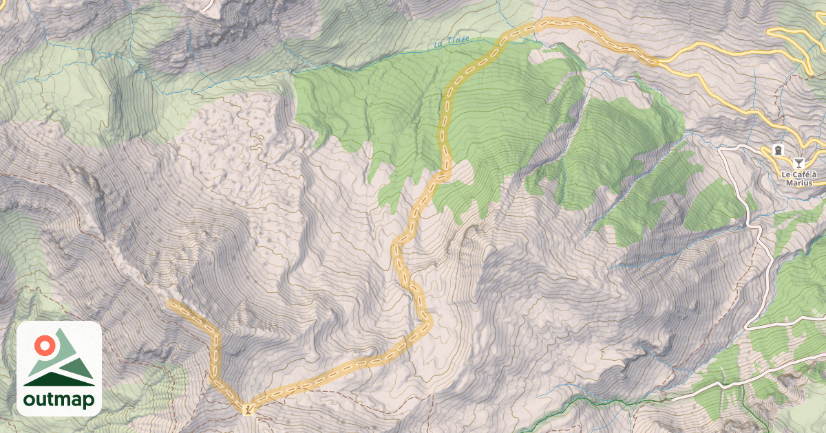 Map of Pointe de Chaufrède — Les Clos de Bousiéyas