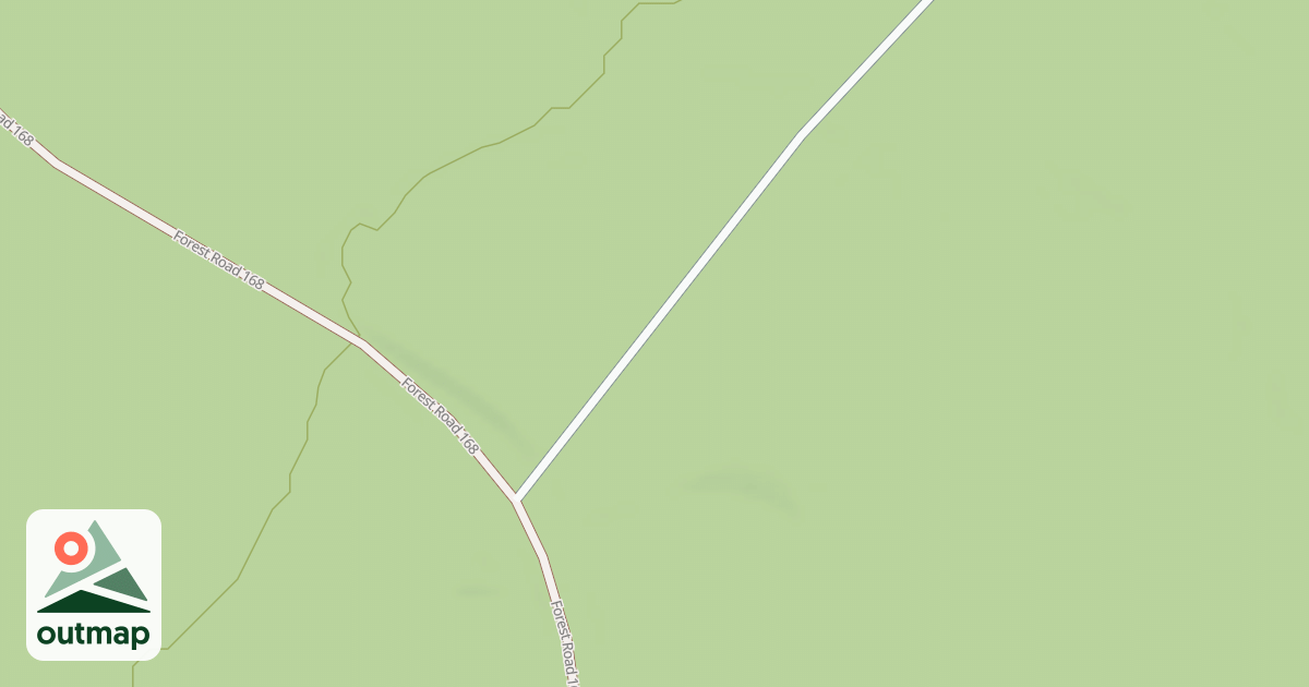 Map of FR 168B
