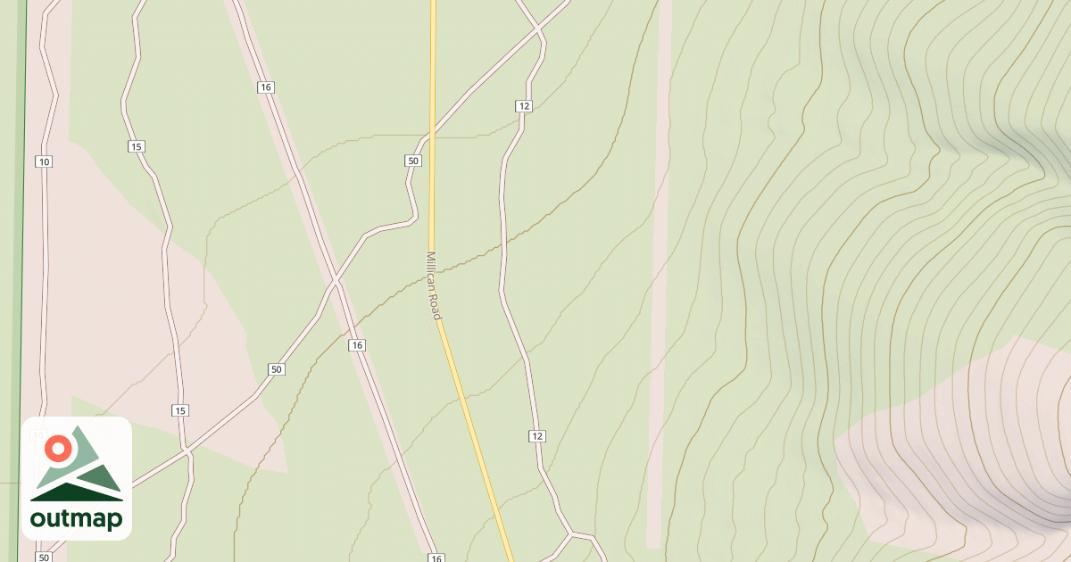 Map of Millican Plateau Tr12