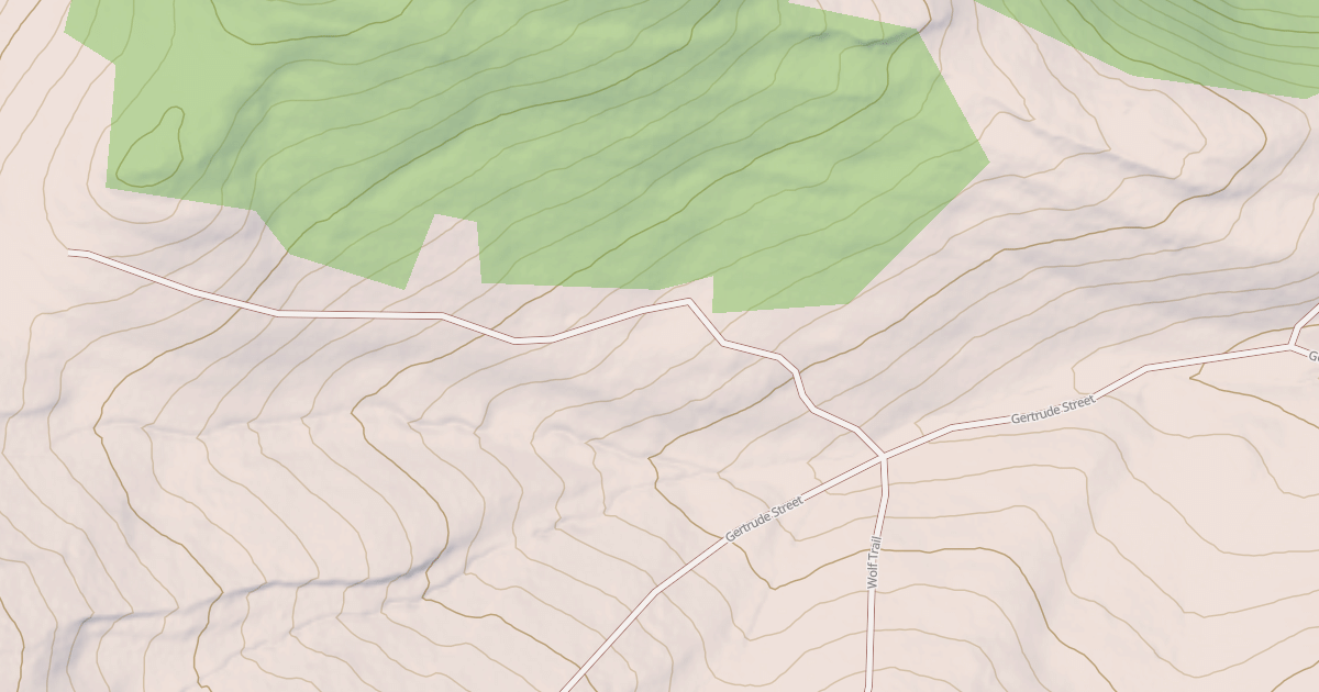 Map preview of COLD SPRINGS 4 WD