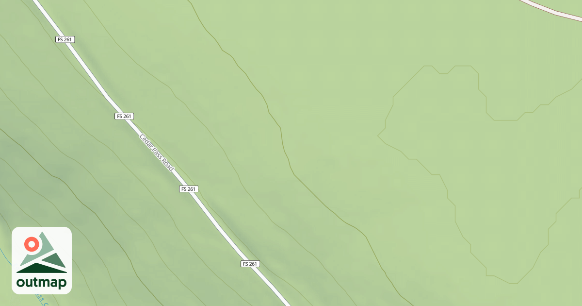 Map of CEDAR HIGH CAMP