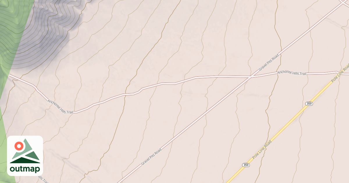 Map of ANCHORITE HILLS
