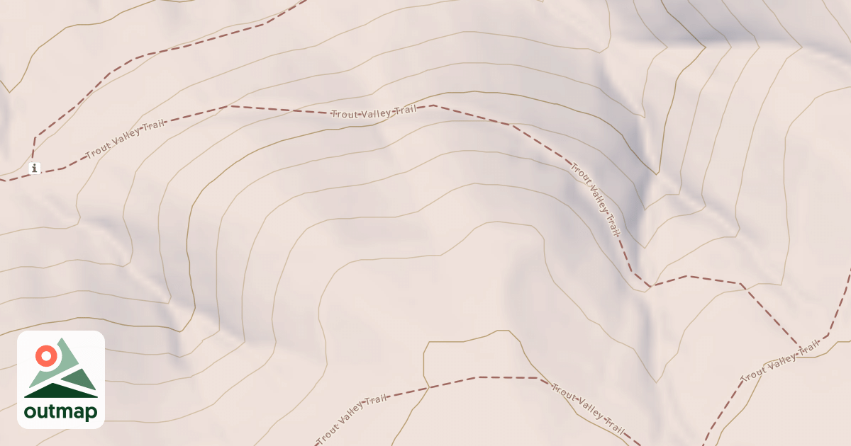 Map of Trout Valley Trail in Winona
