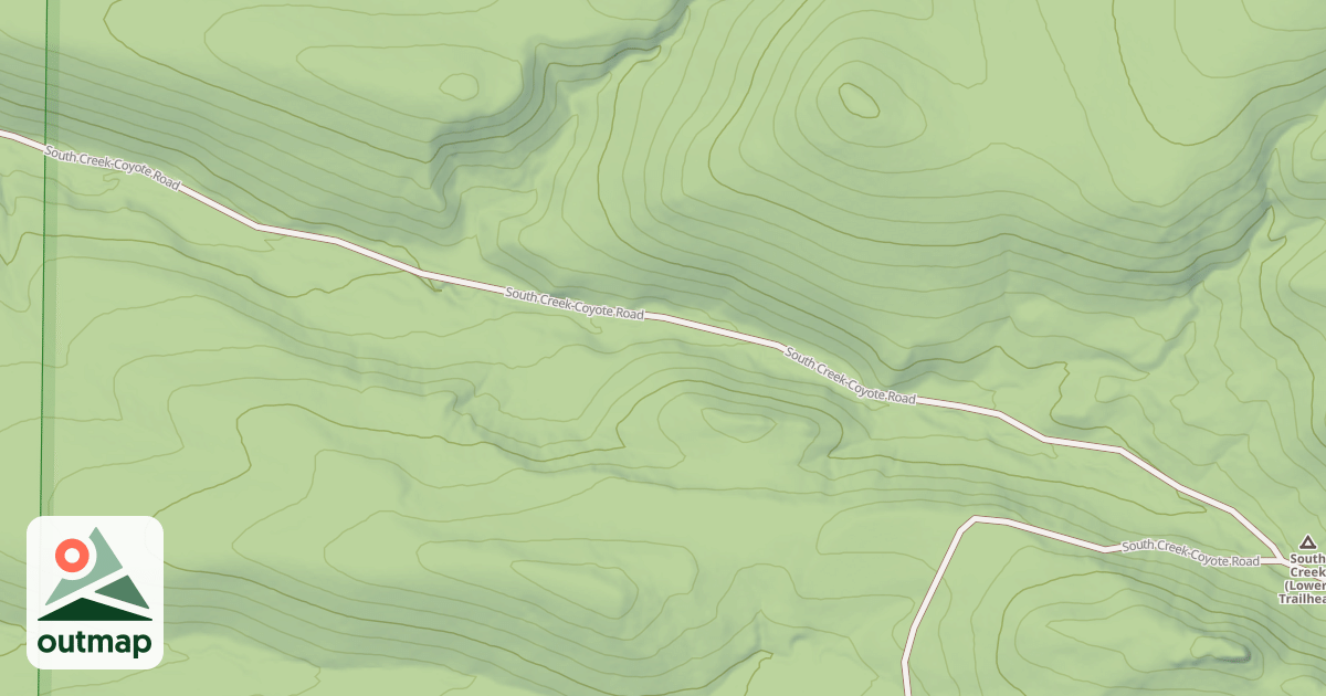 Map of SOUTH CREEK-COYOTE