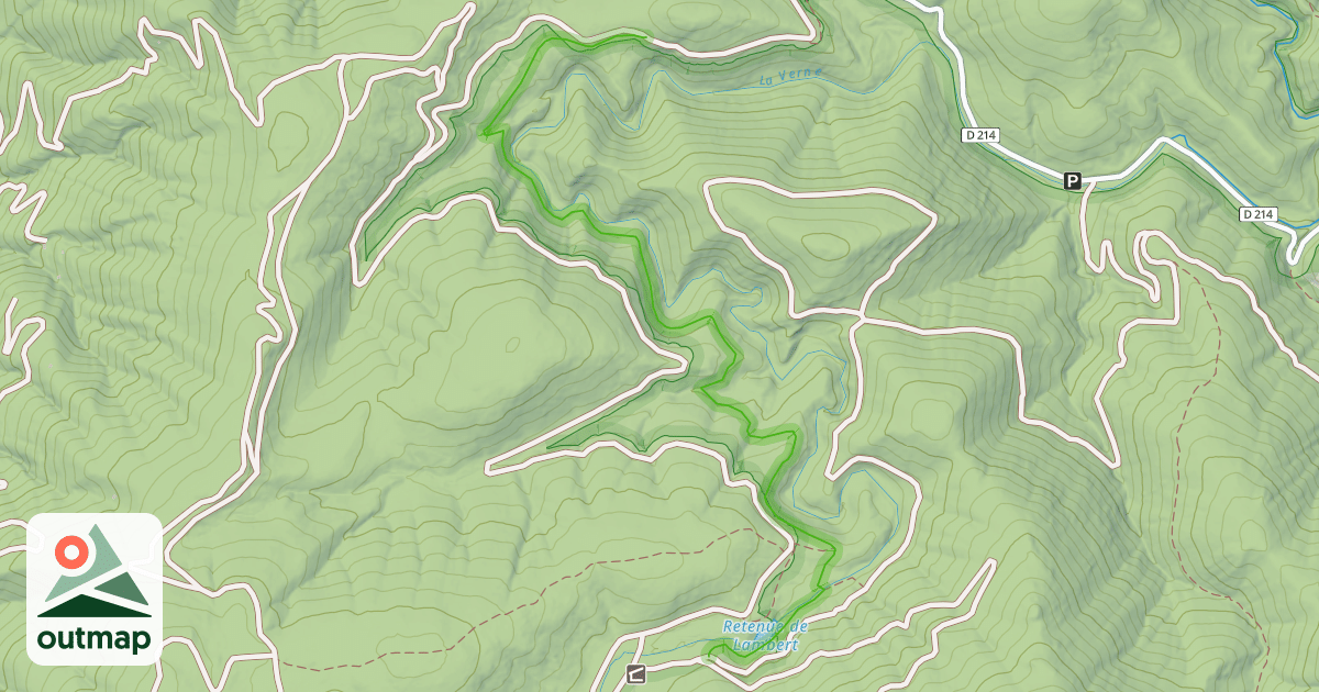 Map of Vallon de Lambert