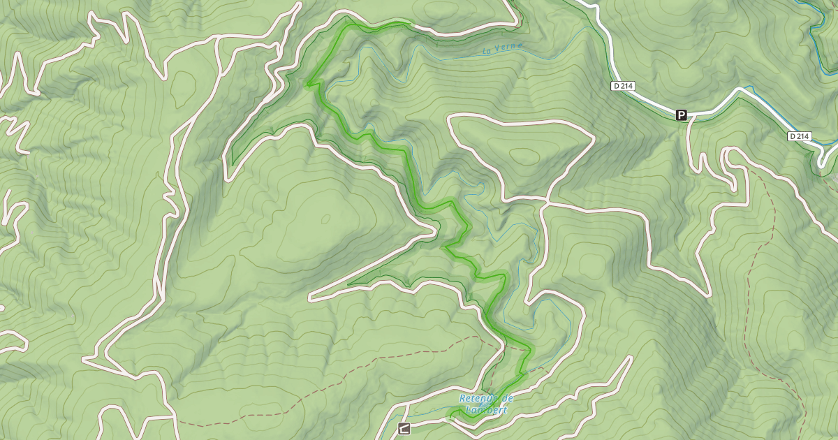 Map preview of Vallon de Lambert