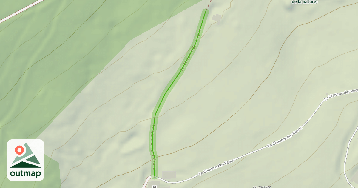 Map of La Chaume des Veaux