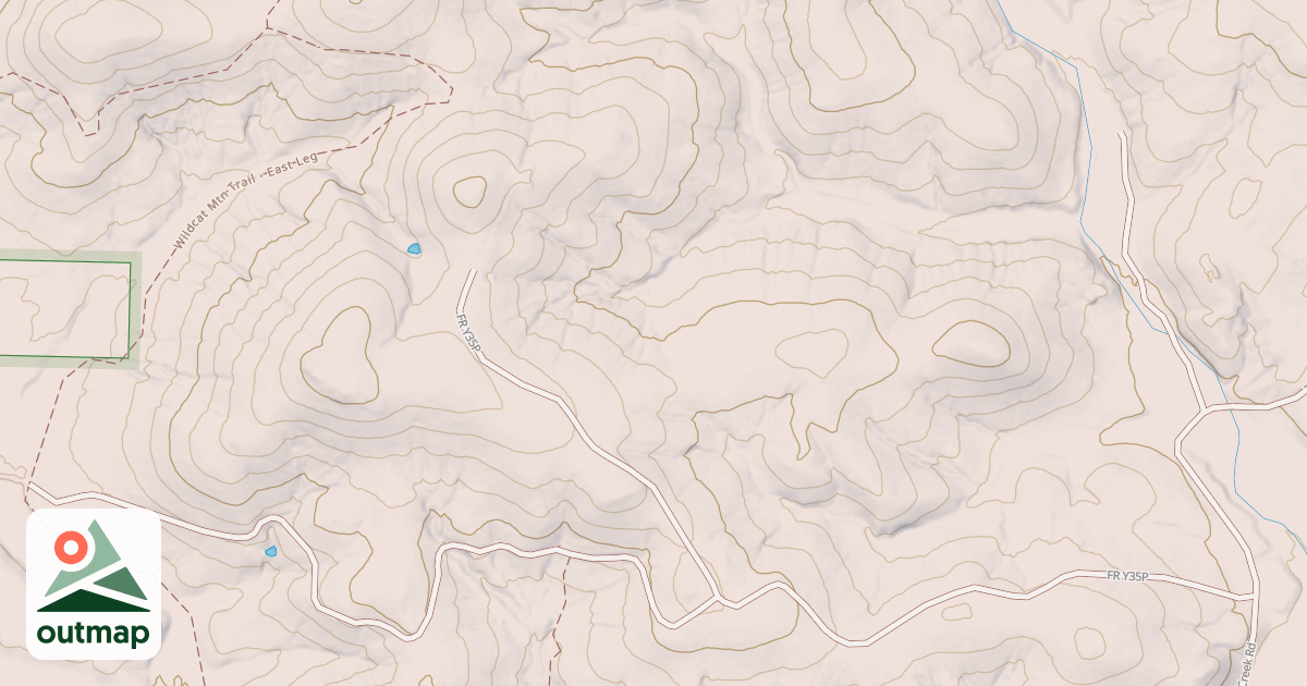 Map of SOUTH WILDCAT