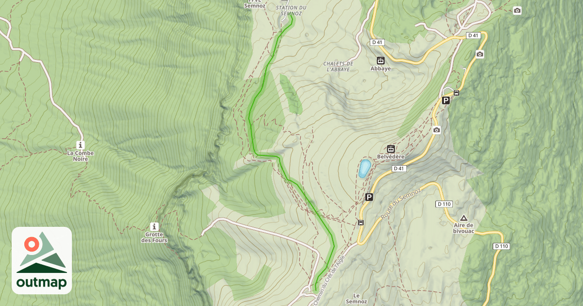 Map of Gentianes