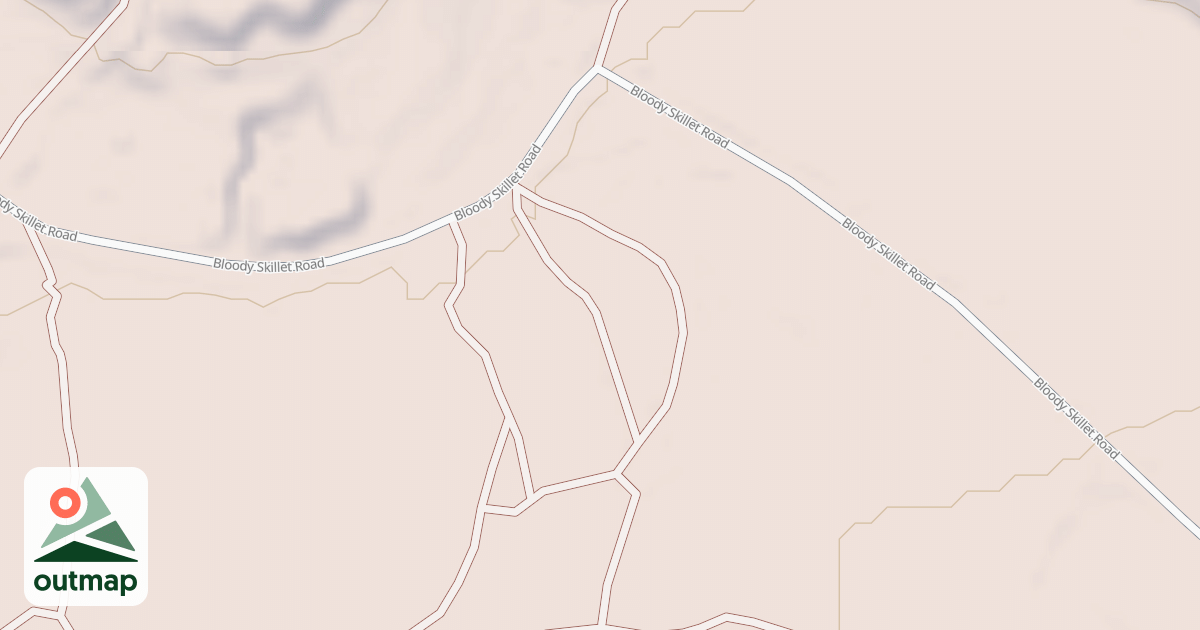 Map of Bloody Skillet ATV Trail