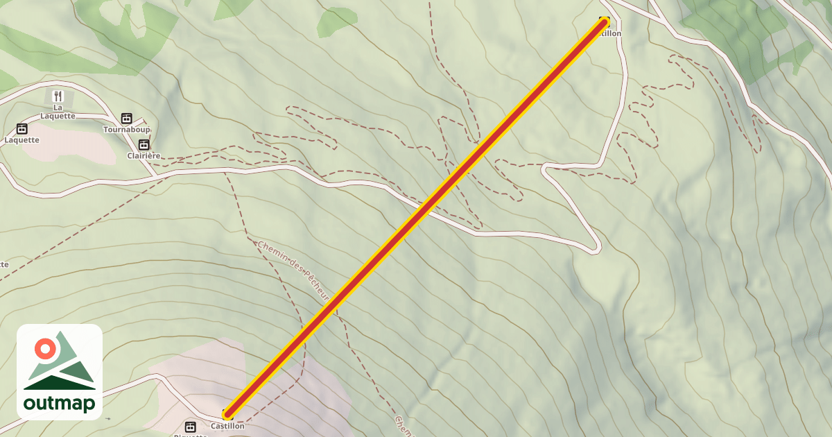 Map of Castillon
