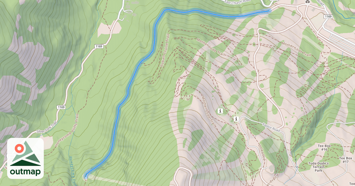 Map of Honeycomb Canyon Trail