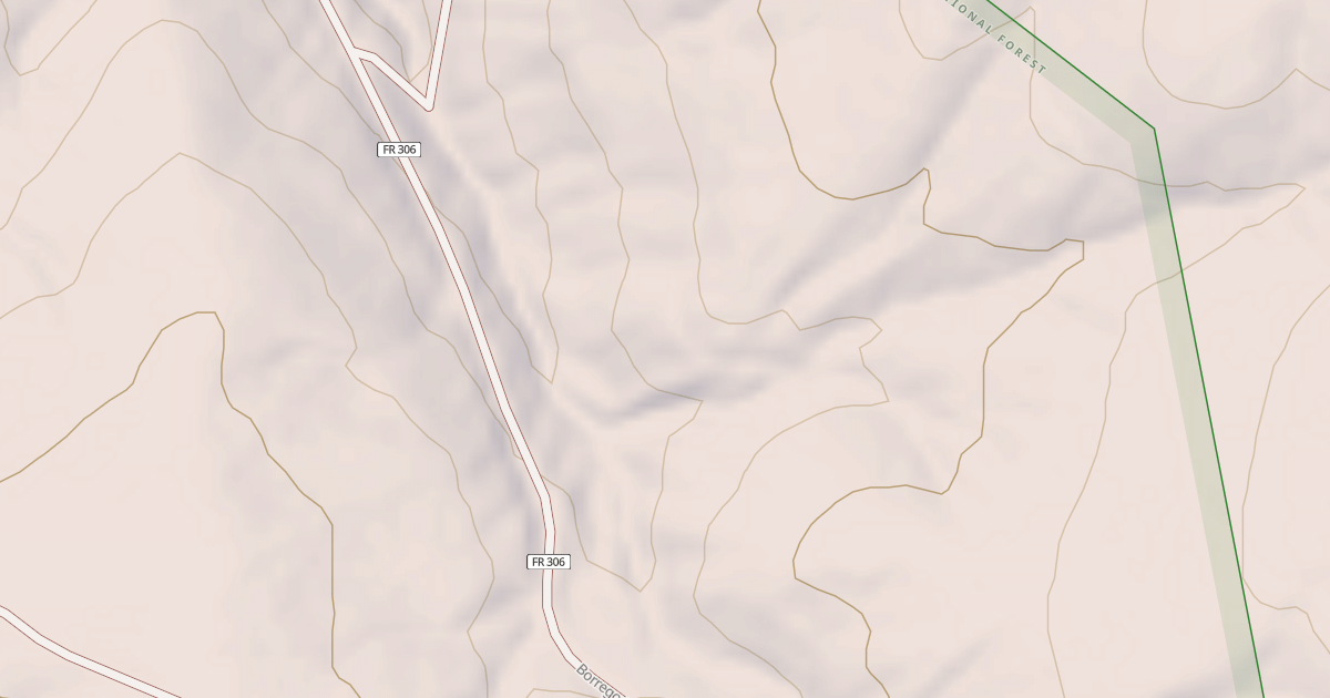 Map preview of USFS Motor Vehicle Use Map Roads {02015119-73D8-4F4A-8339-26E529CBCC0A}