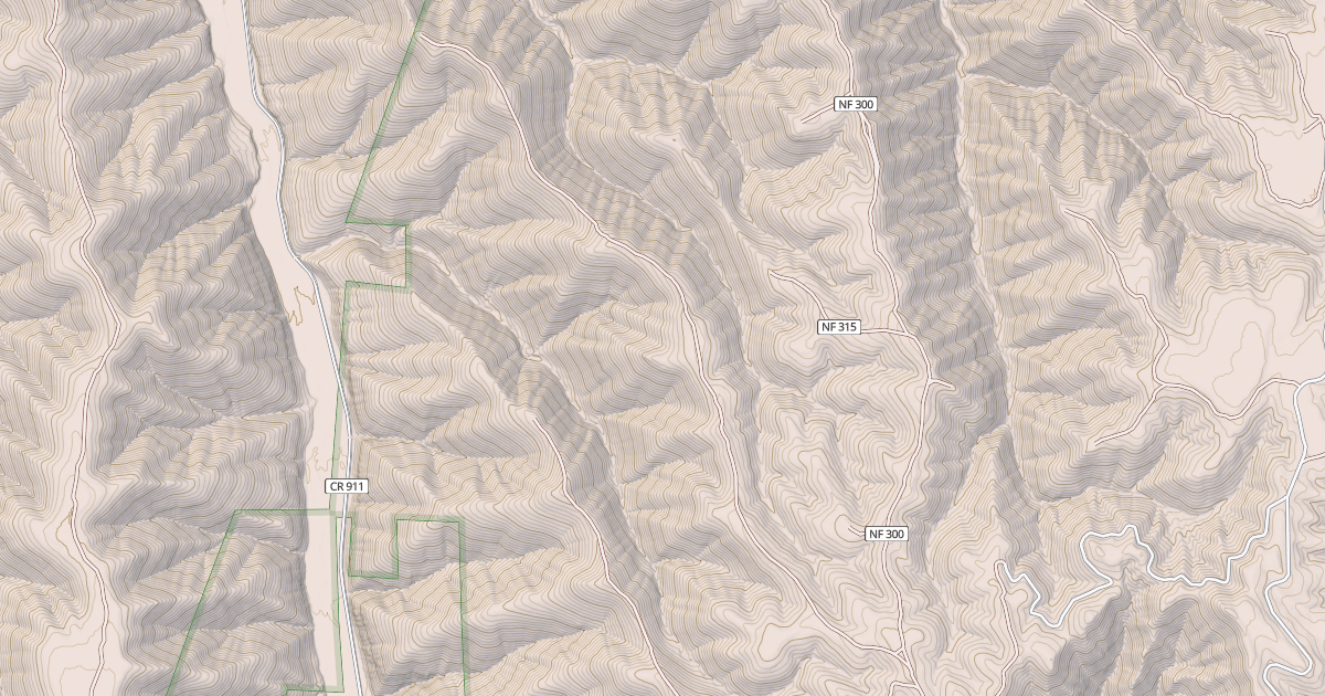 Map preview of RATTLESNAKE RDG.
