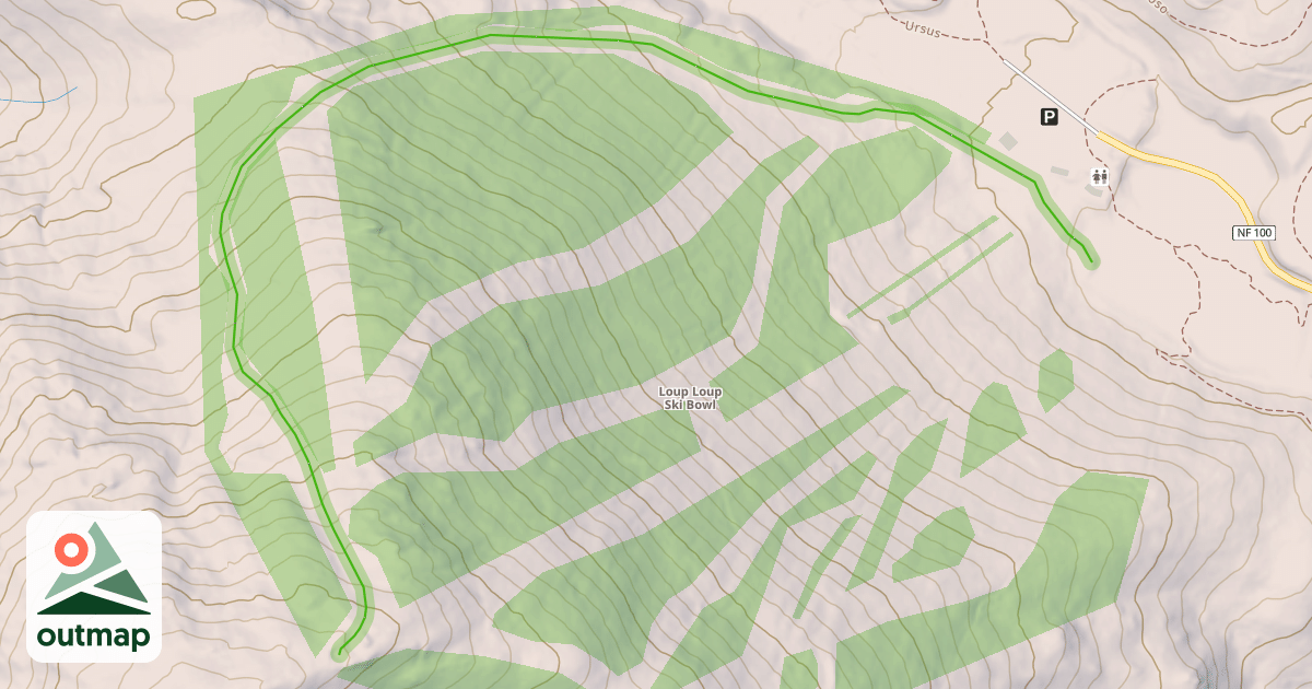 Map of Loup Run