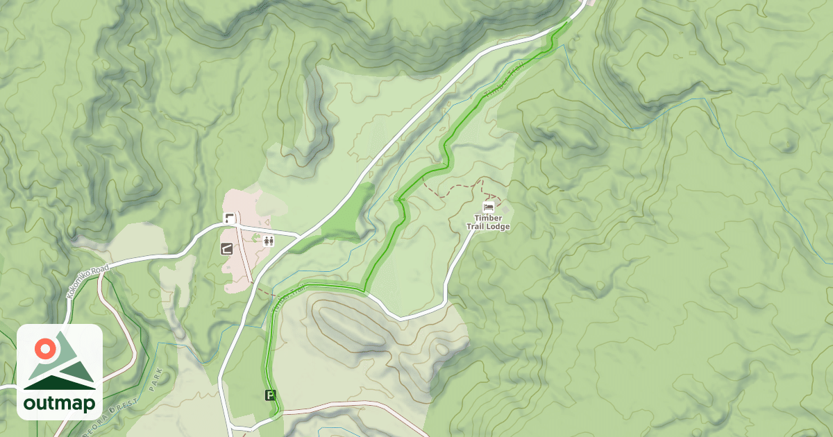 Map of Timber Trail
