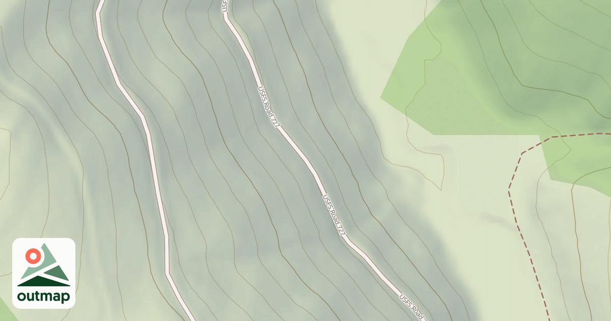 Map of (FDR) REIMEL CREEK