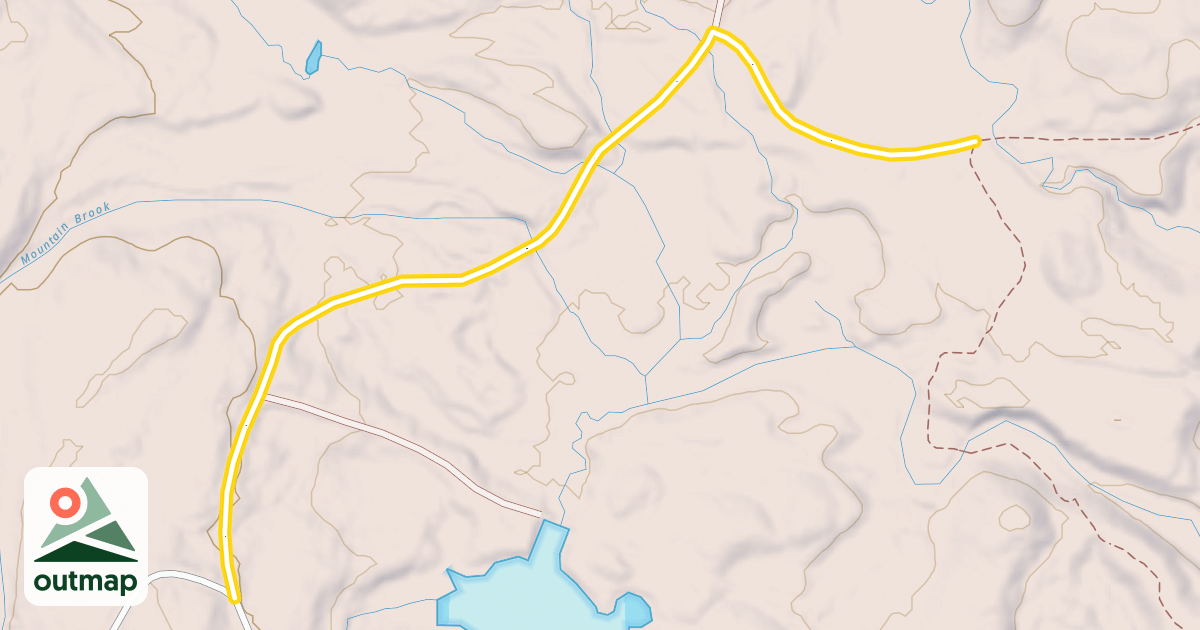 Map of Brook Trail