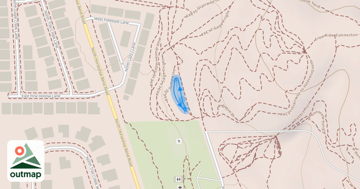 Map of #XC27 Pump Track