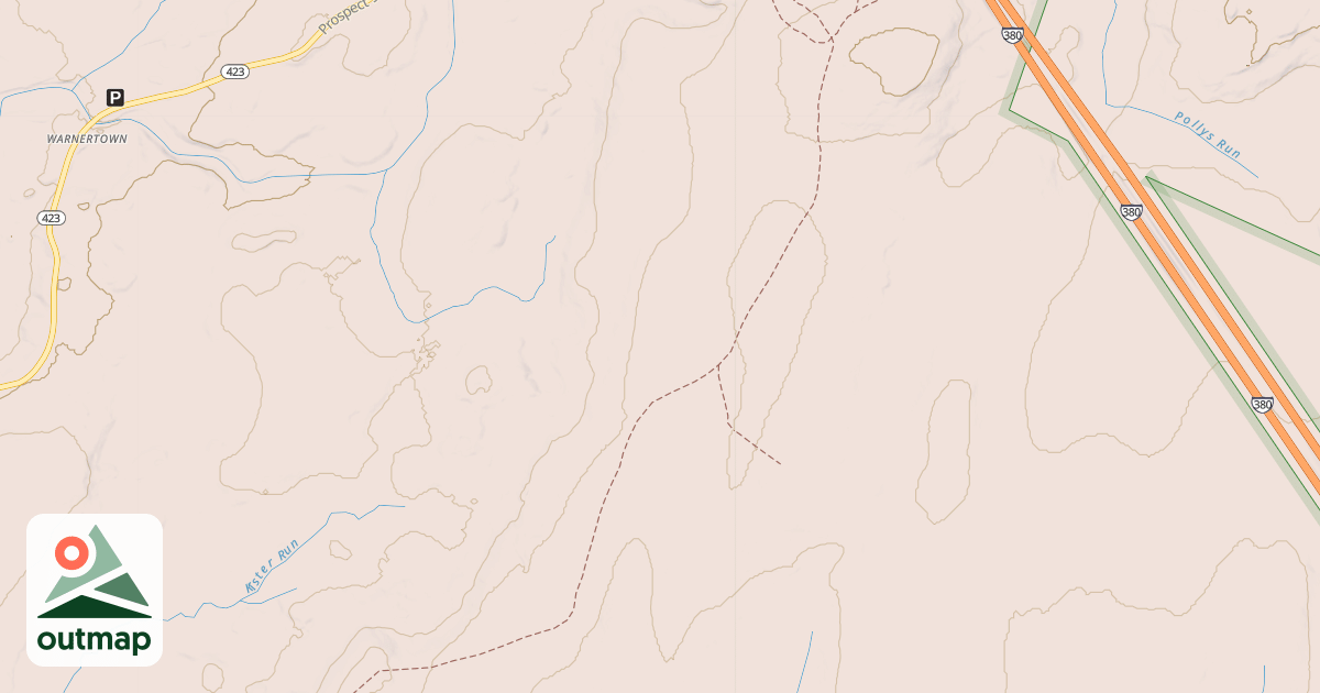 Map of USGS National Digital Trails 01b3f28a-617f-492e-920e-65479569f70d