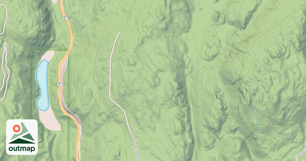 Map of USFS Motor Vehicle Use Map Roads {5CBE7AF8-39A6-4658-BC82-C8BAF3D0D725}