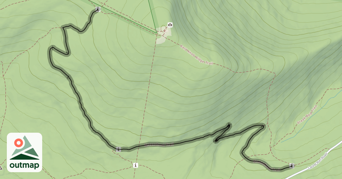 Map of Greenshoot Trail