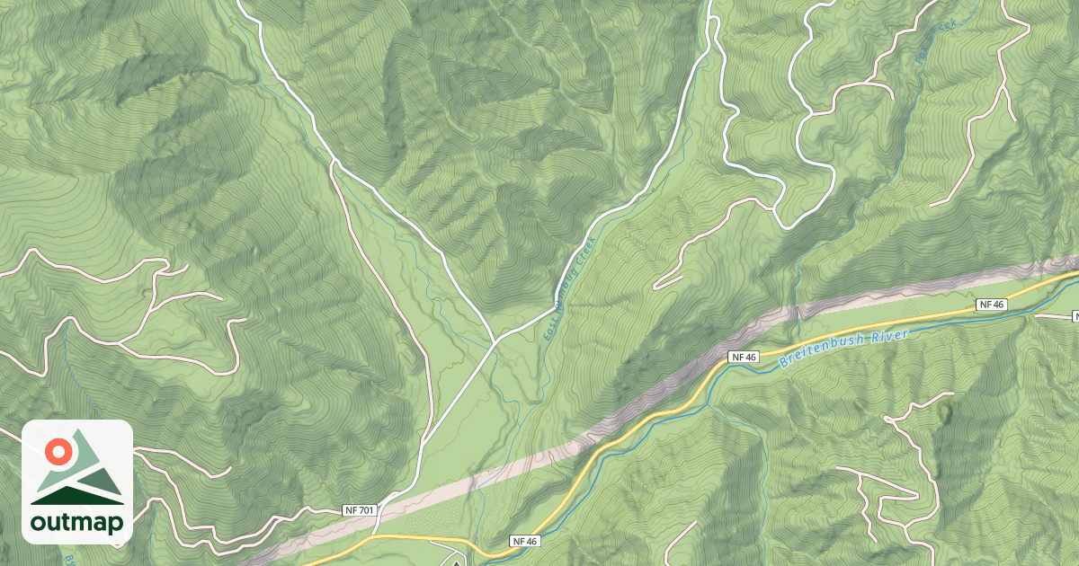 Map of EAST HUMBUG