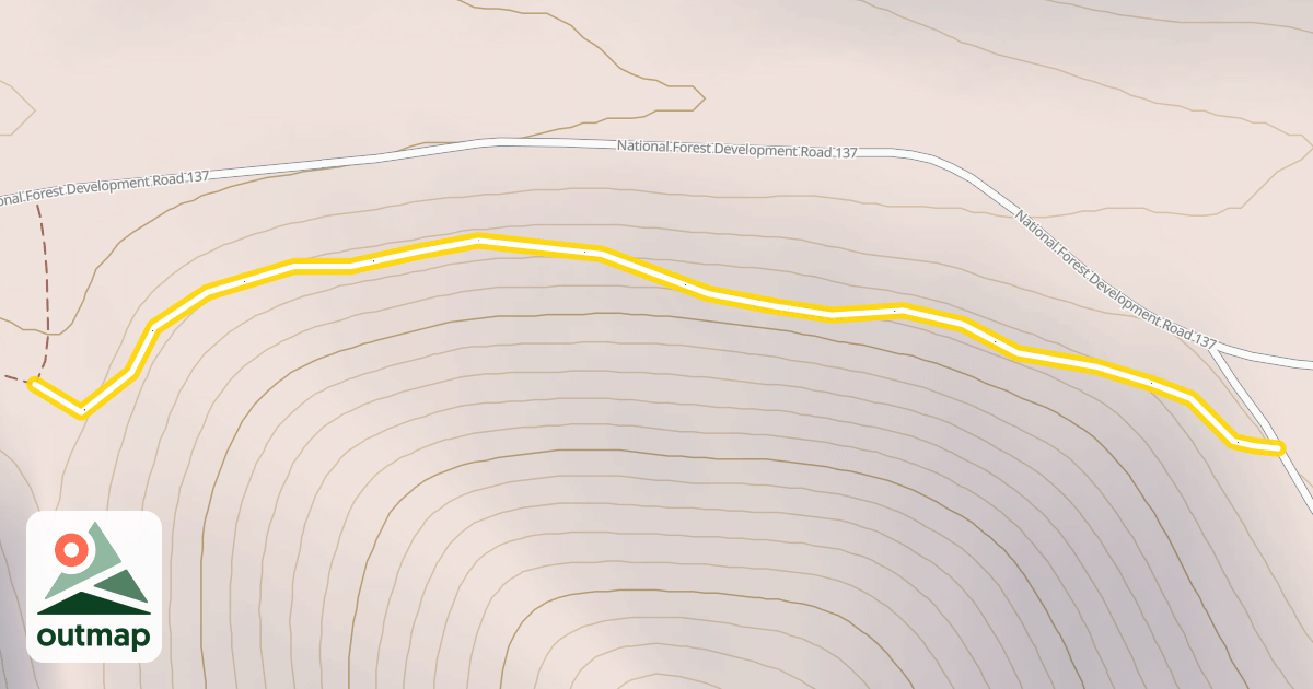 Map of Corral Creek
