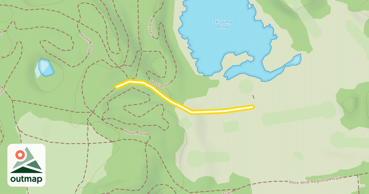 Map of Green Meadow Loop