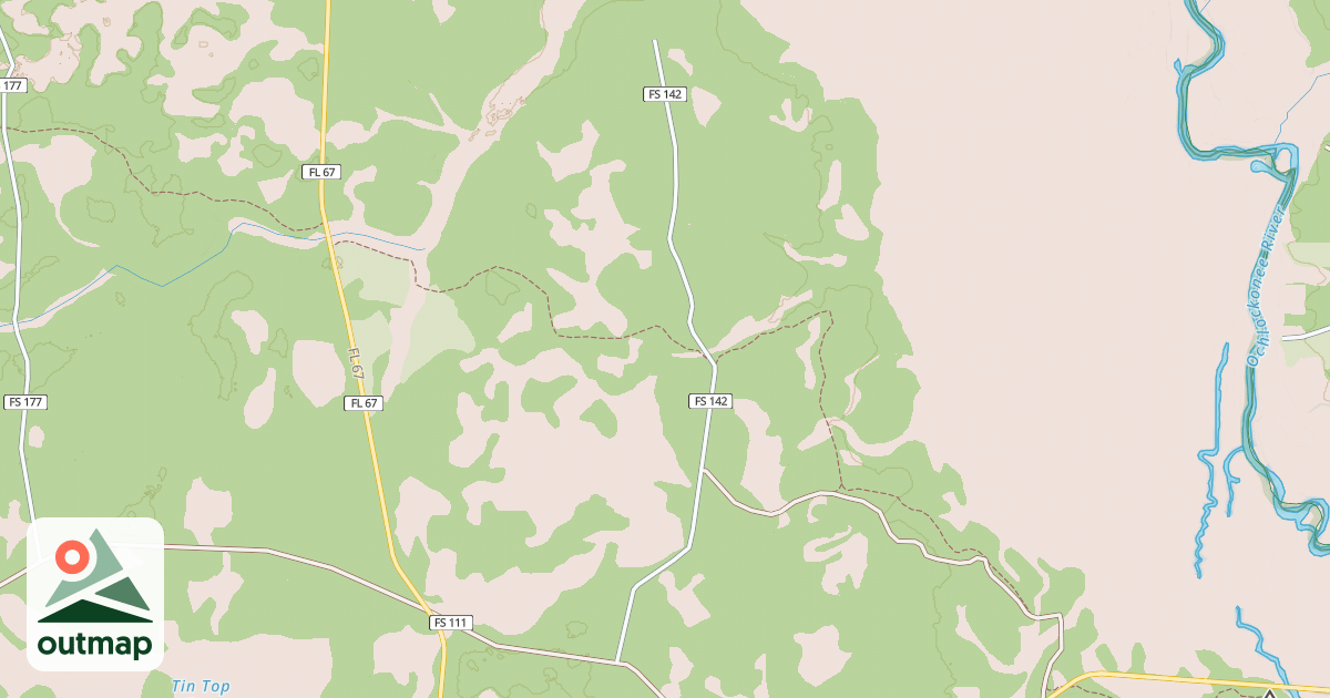Map of INDIAN CREEK
