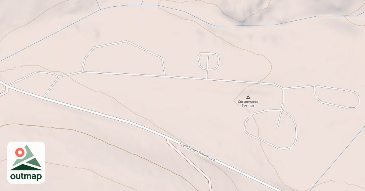 Map of COTTONWOOD SPR CG