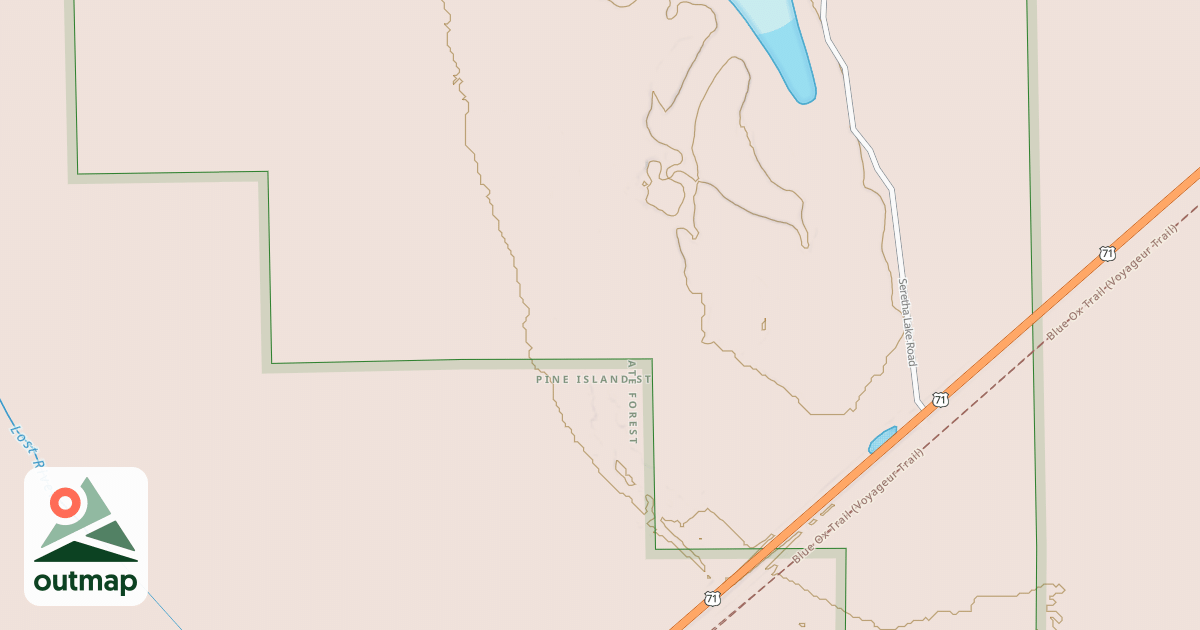 Map of Blue Ox State Trail MS84.029