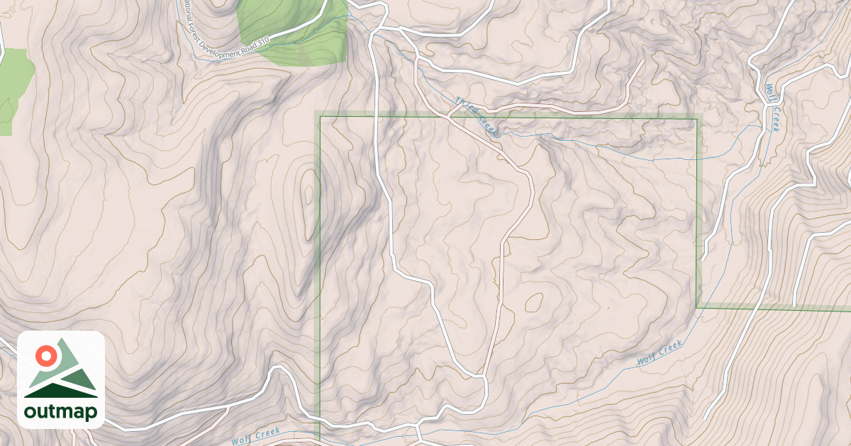 Map of USFS National Forest System Roads {2CAB2F3B-6431-4E3F-B38C-74247B17D6AF}