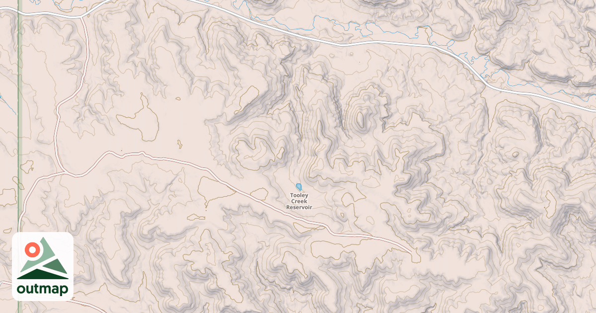Map of TOOLEY DIVIDE
