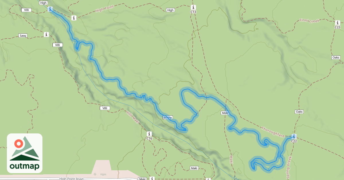 Map of Jimmy Dean