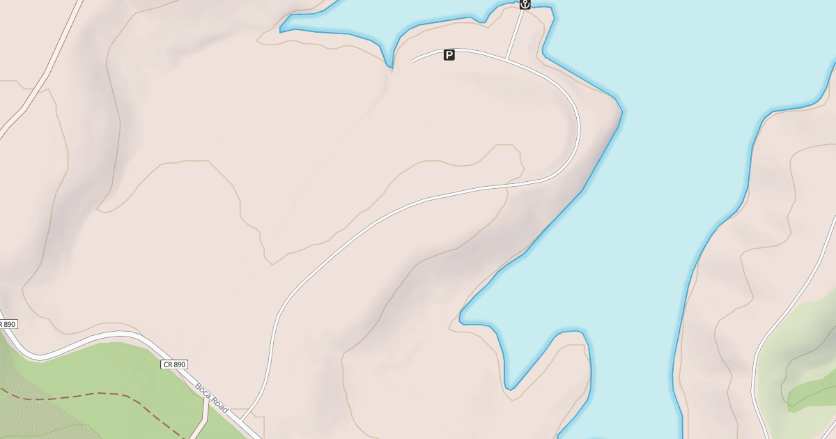 Map preview of BOCA BOAT RAMP