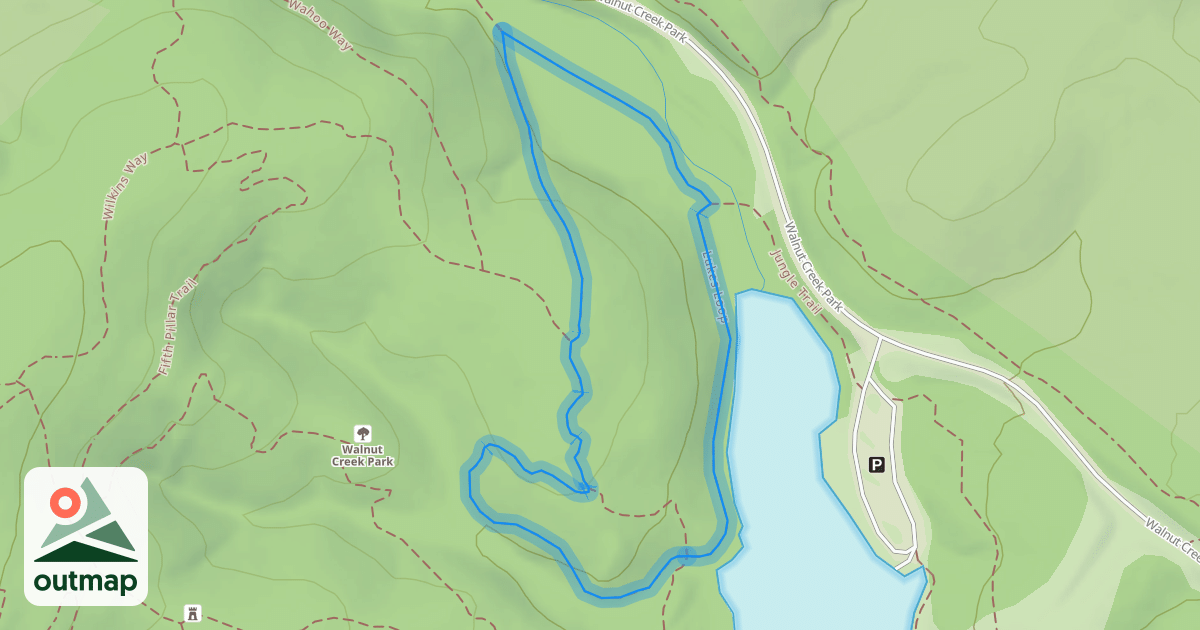 Map of Lukes Loop