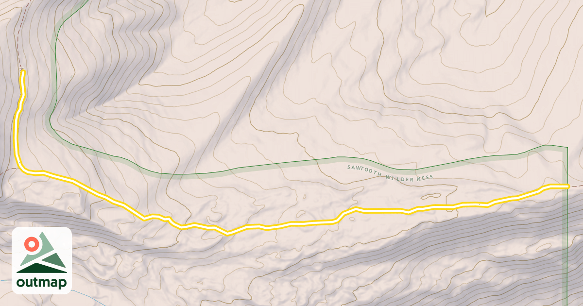 Map of Alpine Way