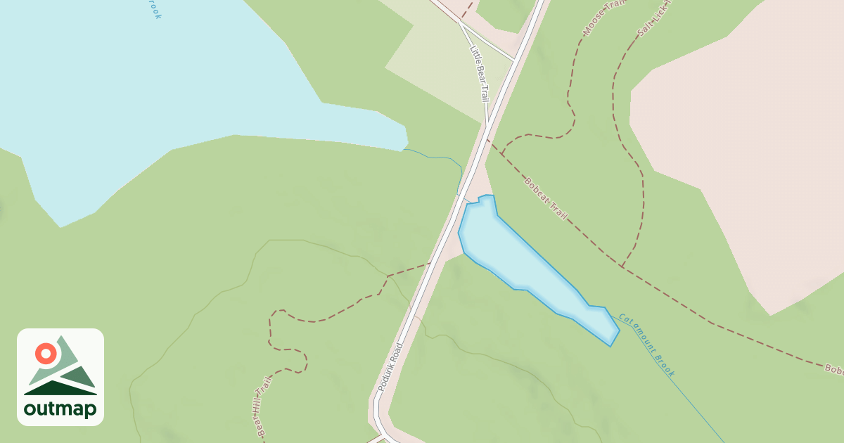 Map of snowmachine trail
